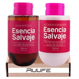 shampoo and conditioner set (2 pack) Shampoo esencia salvaje y Acondicionador Esencia Salvaje esencia salvaje shampoo Shampoo con Flor de Jamaica acondicionador con Flor de Jamaica