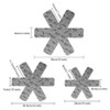 Pan Protectors 9 Pcs, Non-Slip Pot Protectors Separators Stoves and