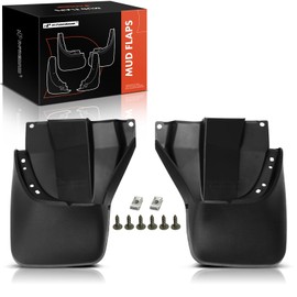 A-Premium Set of 2PCS Mud Flaps Splash Guards Mudguards Mudflaps with Hardware Kits Compatible with Honda CR-V CRV 1997 1998 1999 2000 2001, Rear (Driver and Passenger Side)