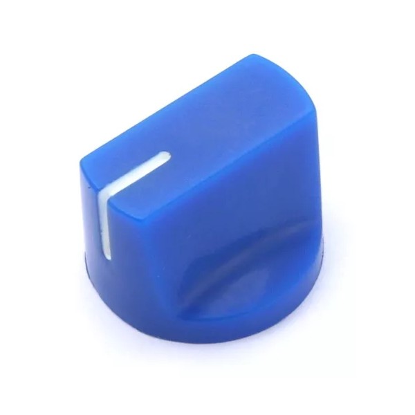 Davies Blue Pointer Knob with Set Screw 1/4" DIY Effects