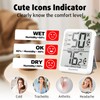 Ayawiss Room Thermometer Indoor Hygrometer Humidity Meter Humidity Gauge Digital