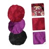 Baluue 3pcs Wide Brim Elastic Sleeping Caps for Women Bonnet