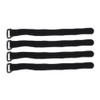 ZEFAL Mudguard Strap Set, Black, 210mm (Pack of 4)