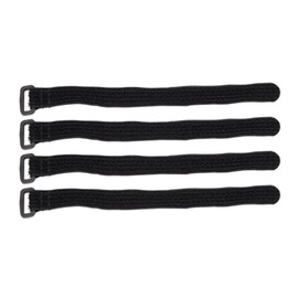 ZEFAL Mudguard Strap Set, Black, 210mm (Pack of 4)