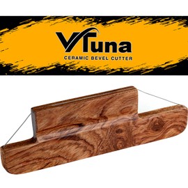 VTUNA Clay Bevel Cutter – Angle Cutting Tool for Pottery & Ceramics, Wood Handle & Steel Wire for Slab Building Projects