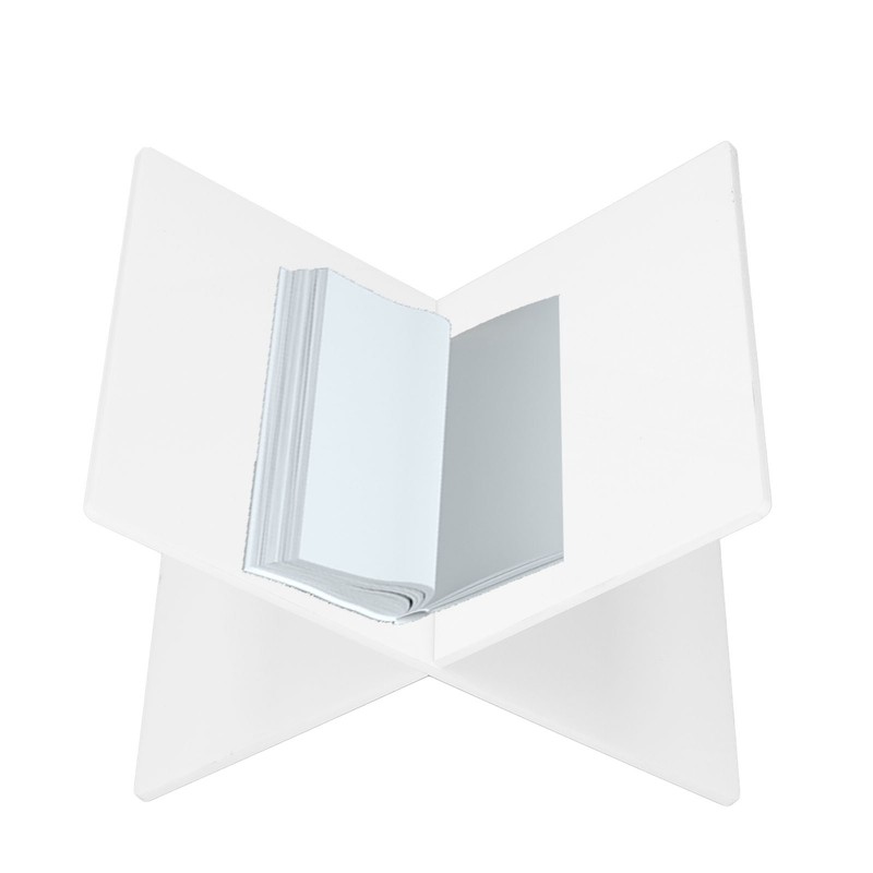 Open Book Display Stand Easy To Assemble Stable Support Acrylic