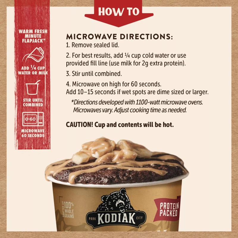 Kodiak Cakes Unleashed Pancake Mix Chocolate Peanut Butter Pack of