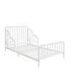 Little Seeds Quinn Whimsical Metal Toddler Bed, Off White