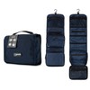 TRAVANDO ® Hanging Toiletry Bag"FLEXI" + 7 Containers for Liquids