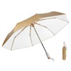 LCY Automatic Parasol UV Protection Foldable Small Lightweight Compact Sun