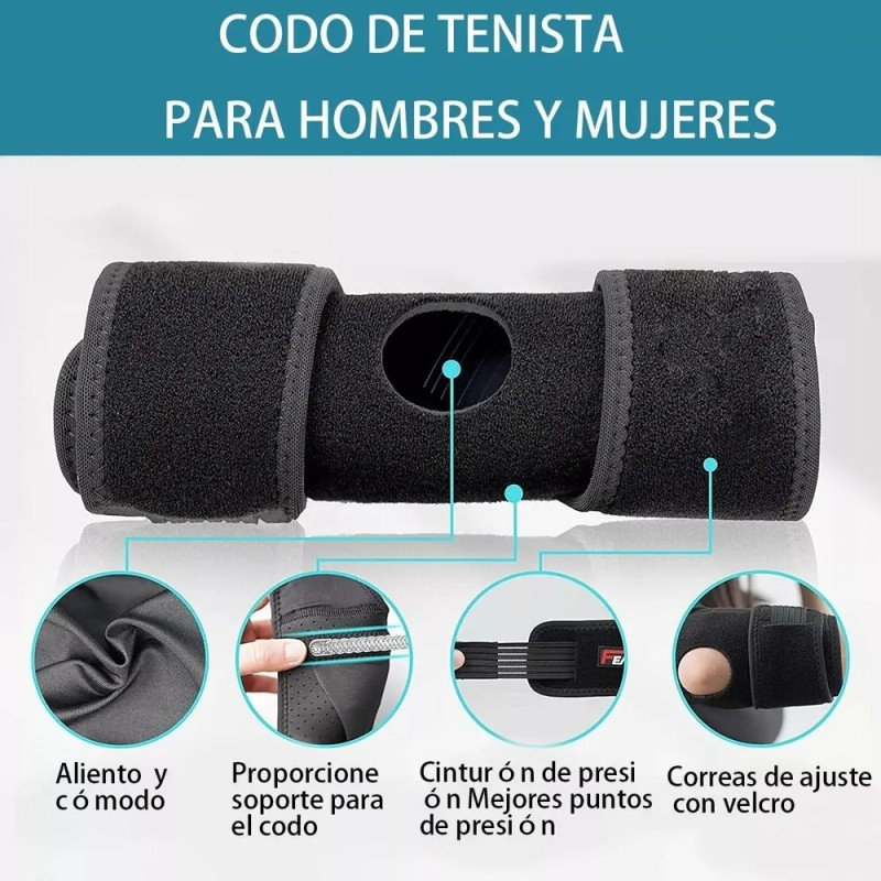Par Coderas Elastica Compresión Deporte Proteccion Gym Pesas