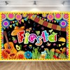 YQWIN Fiesta Backdrop Mexican Fiesta Party Decorations Fiesta Banner Mexican