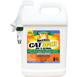 Nature's MACE Natures MACE Cat MACE, Cat Repellent Spray, 1 Gallon, Keep Cats Out of Your Lawn and Garden, Cat Repellent Outdoor to Keep Cats Away, Indoor, Safe to use Around People, Pets, & Plants