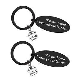 Xiahuyu for New Home Keychain First Home Gifts New House Keychain Gifts Housewarming Gifts for New Homeowners Realtor Closing Gifts Moving in Keychain Gifts for Couple Friend Family