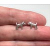 Sterling Silver Labrador Dog Earrings