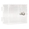 Thermostat Lock Box Transparent Acrylic Universal Clear Cover with 2