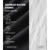 DAVID ARCHY Men's Undershirt Bamboo Rayon Moisture-Wicking T-Shirts Stretch Crewneck