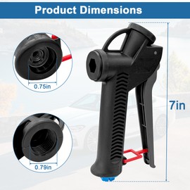 LukeTarp ST-510 Soft-Wash Spray Gun, 18.5 GPM, 365 PSI, Inlet and Outlet Size: 1/2", Part Number: 200510500