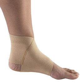 Champion Figure 8 Ankle Support, Light Elastic Compression Brace, Muscle Joint Recovery, Beige, Large