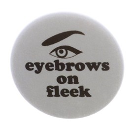 A&T Designs - Eyebrows on fleek 2.25" Keychain Perfect Funny Humor Eyebrow