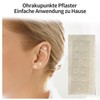 100 adesivi per seme auricolari, per agopuntura, trasparenti e impermeabili,