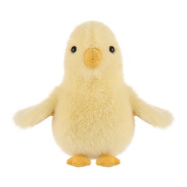 Apricot Lamb Chicken Plush Stuffed Animals for Kids, Soft Cute Plush Toys for Baby Girl and Boy, Fluffy Chicken Yellow 4.7 Inches