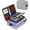 Newloop Fireproof Document Organizer Waterproof File Box Safe Storage Bag