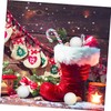 TEHAUX 3sets 6cm Polystyrene Christmas Balls Set 10 Solid Craft