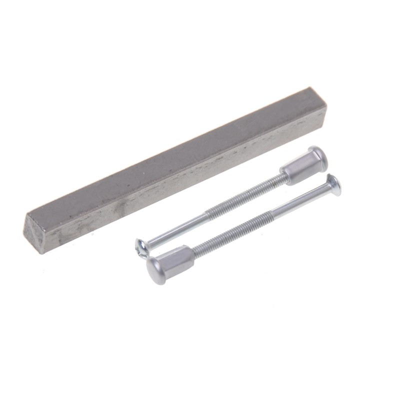 Aqbau® Door Handle Set Long Plate Silver Door Handle Door