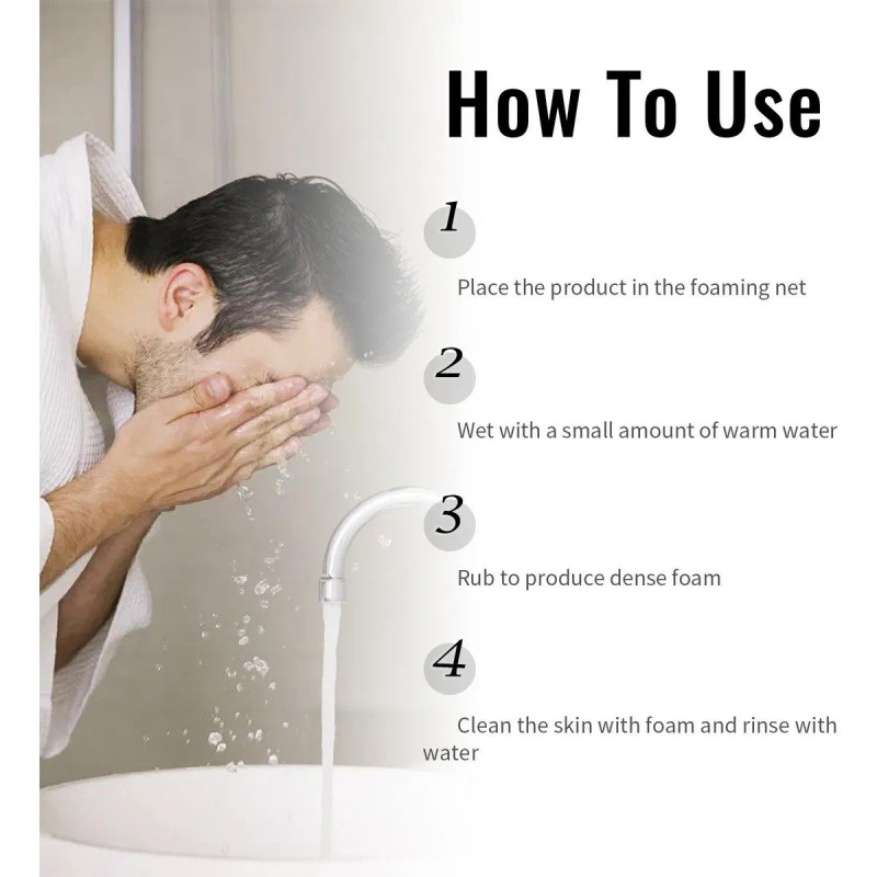 Barra De Carbón Activado Y Soap Para Rostro Y Cuerpo,