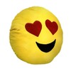 Blinkee Light Up Emoji Heart Eyes Decorative Pillow - Nylon