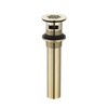 Delle Rosa Brushed Gold Bathroom Sink Drain Strainer,Grid Drain Strainer