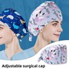 SCJJZ Headgear for Nurses, Nurse Cap, Printed, Elastic, Adjustable, Surgical