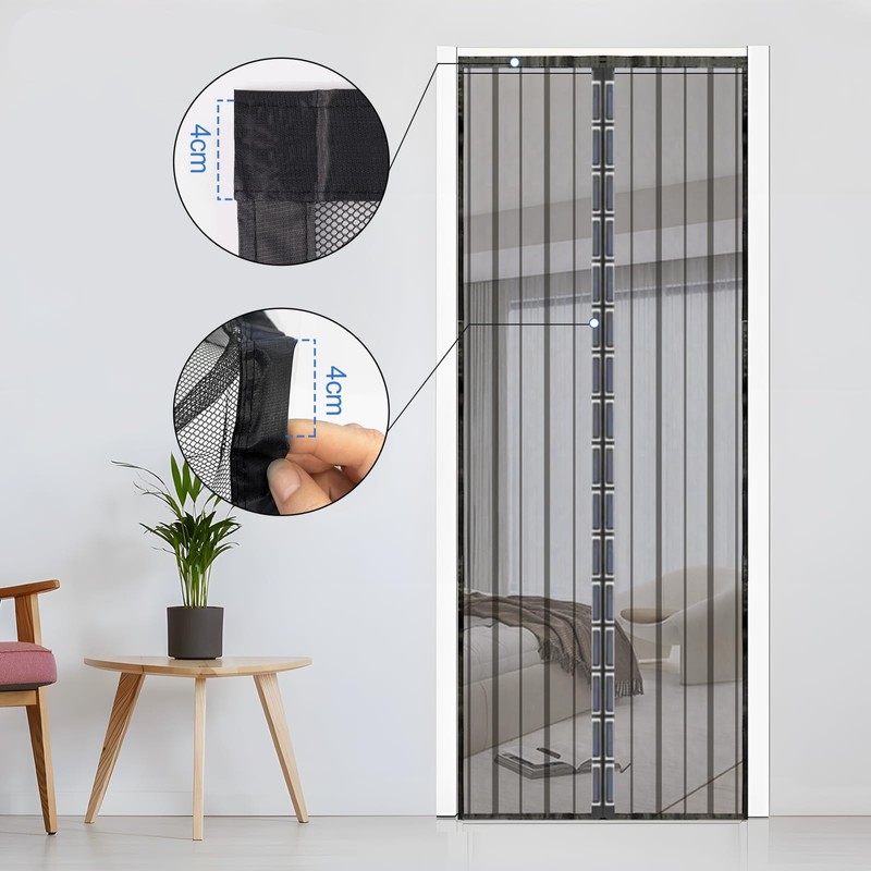 Sekey Magnet Fly Screen Door Curtain for Wood, Iron, Aluminium