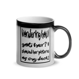 Creviston Creation Glossy Magic Mug, funny mugs for men, father's day mugs, for him