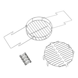 Turkey Fryer Replacement Parts Kit for Char-Broil The Big Easy Accessories, Bunk Bed Basket, Leg Rack, Rib Hooks, Oilless Turkey Fryer Accessories Kit for Thanksgiving & Christmas