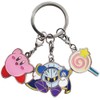 SK Japan 17052 Kirby Star 3 Row Key Ring, Kirby