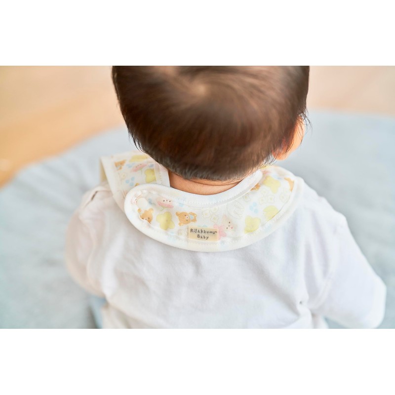 Nihon Aitex Rilakkuma Baby Bib, Bib, Apron, Meal, Cotton, Baby