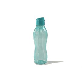 Tupperware Eco to Go 750 ml Blue Turquoise Drinking Bottle Clip Closure Eco Bottle FBA 6052