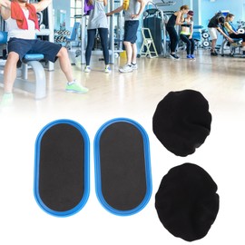Brrnoo Gliding Disc, Gliding Discs Core Sliders Smooth Use for Abdominal Exercises, Strengthening Core, Glutes, Abs, Full Body Coordination Large Contact Surface Gliding Pad (Blue)