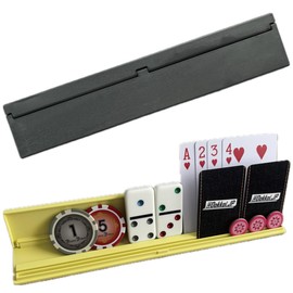 Dokkoi_JP M250 Card Stand, Hands-Free, Lightweight, Thin, 9.8 inches (25 cm), Playing Cards, Board Games, Card Games, Made in Japan (Smokey Black)