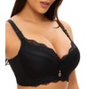 Women Push Up Bra Padded Lace Underwire Add Cups Bra