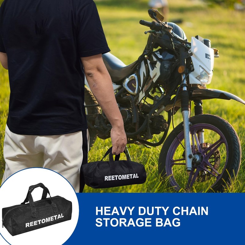 REETOMETAL Heavy Duty Security Chain, 2-Pack 2FT x 3/8" (9mm)