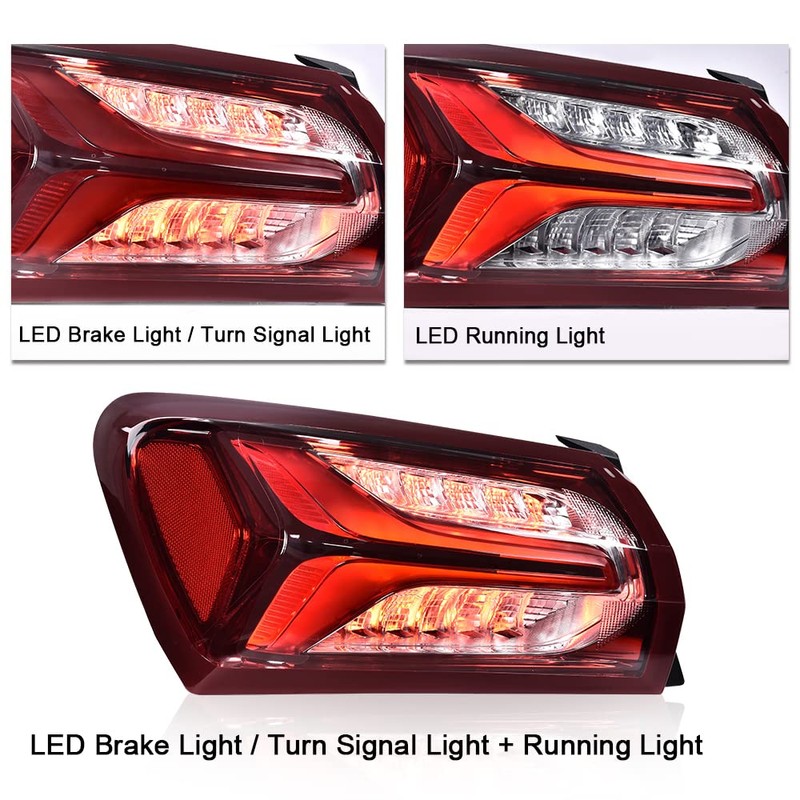 G-PLUS LED Tail Light Assembly Rear Lamp Fit For Chevy