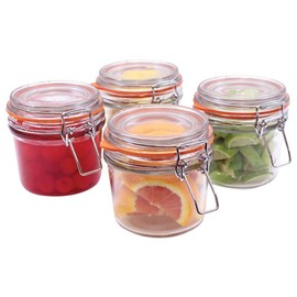 Tablecraft Airtight Glass Jars
