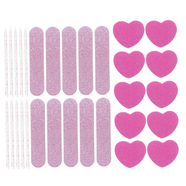 SAFIGLE 10 Sets Women Nail Tool Set with Sponge Files
