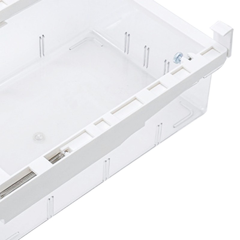 Refrigerator Drawer Large Capacity Transparent Rectangular Fridge Under Shelf Drawer