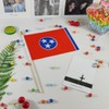 QQSD Tennessee Small Flag Stick Mini Hand Held Flags -