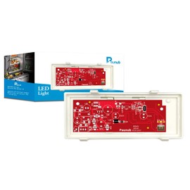 New Upgraded Red W10515057 Refrigerator Freezer LED Light Set, Compatible with Whirlpool Kenmore Maytag, KitchenAid, Repalce WPW10515057 AP6022533 PS11755866, Include Pastic Cover