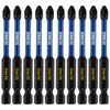 10 x Rennie Tools 75mm Long PH2 Impact Screwdriver Driver
